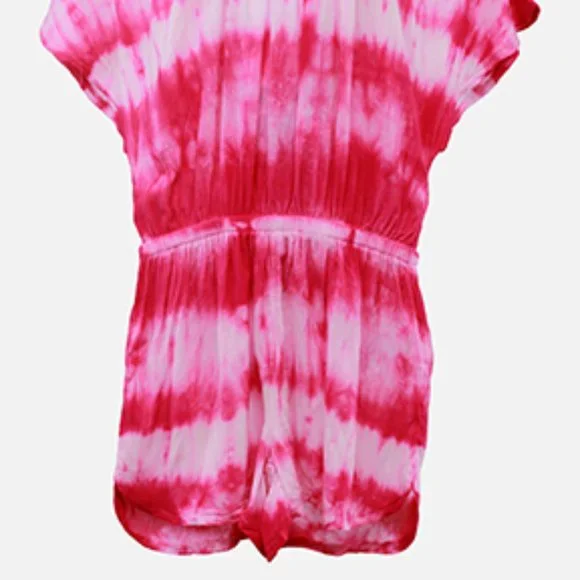 Splendid Dark Pink Tye Dye Romper - Picture 3 of 3